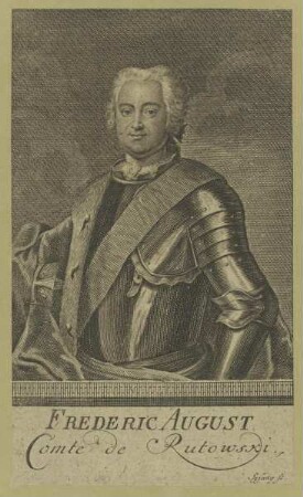 Bildnis des Frederic August Comte de Rutowski
