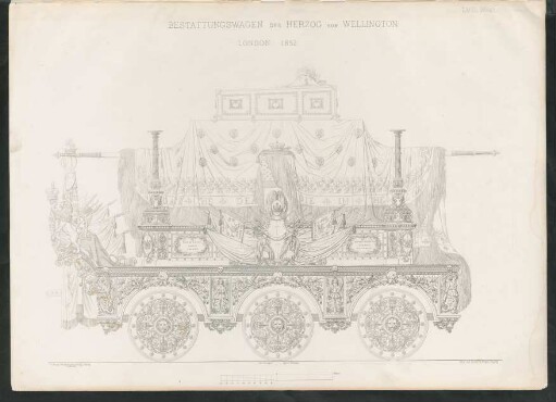 Tafel No. 49 Bestattungswagen Des Herzog Von Wellington London 1852