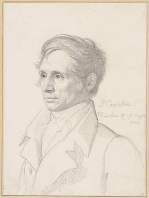 Bildnis Cornelius, Peter von (1783-1867), Maler, Illustrator, Akademiedirektor