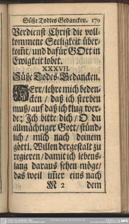 Süße Todes-Gedancken