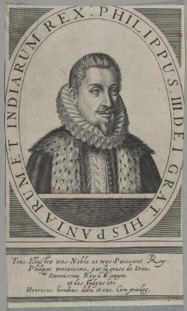 Bildnis des Philippus III., König von Spanien