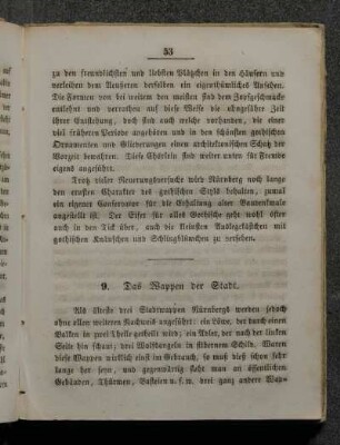 9. Das Wappen der Stadt.