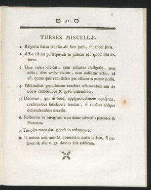 Theses Miscellae