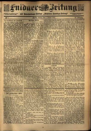 Ausgabe vom Freitag, den 04. Januar 1901.