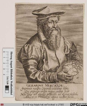 Bildnis Gerhard Mercator (eig. Kremers)