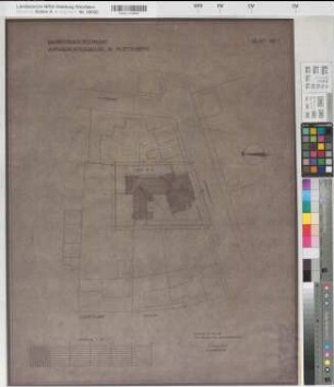 Plettenberg, Amtsgericht, Lageplan, Baubestandszeichnung
