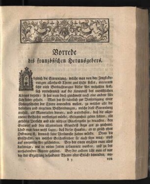 Vorrede des französischen Herausgeber