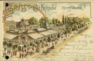 Gruss aus dem Café Kröpcke - Hannover.
