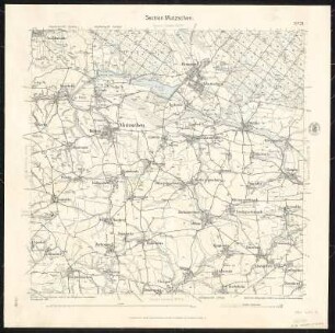 Äquidistantenkarte 29 : Section Mutzschen, 1894 : Section Mutzschen. - 1:25000. - Leipzig: Giesecke & Devrient, 1894. - 1 Kt.