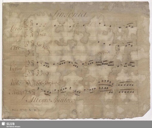 Symphonies - Mus.3549-N-4 : D