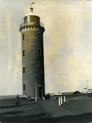 Leuchtturm an der 'Alten Liebe', Cuxhaven, Norddeutsche Küste