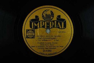 Querschnitt durch die Operette: "Die Fledermaus"; 2. Teil / Joh. Strauss