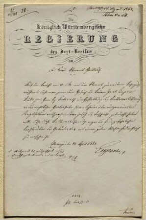 Gemeinde: Unterrot Name: Rieger, Jakob Beruf: Bauer Brettervertäferung der westlichen Giebelseite an der Scheune Genehmigt: 1867 Bautagebuch-Nr.: 20