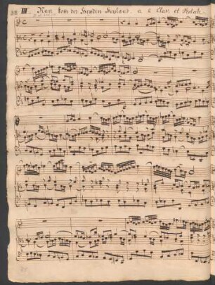 Nun komm der Heiden Heiland; org; g-Moll; BWV 659