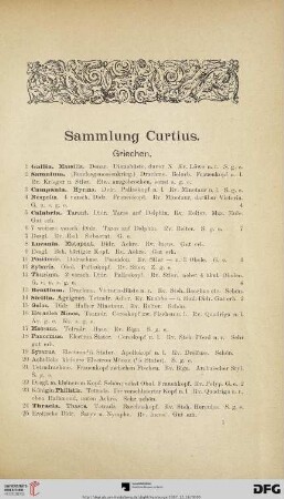 Sammlung Curtius (1-401)
