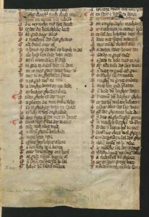 Die dietsche doctrinale (Fragmente)