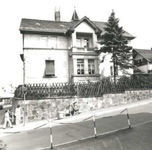 Colditz, Wettiner Ring 1. Villa (um 1880). Straßenansicht