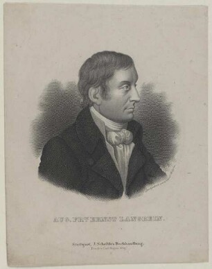 Bildnis des Aug. Fr. Ernst Langbein