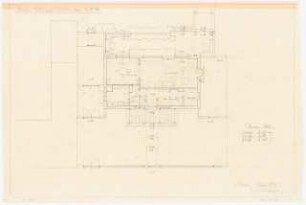 Garten Allinger, Berlin-Dahlem: Haus Allinger: Grundriss Erdgeschoss 1:100