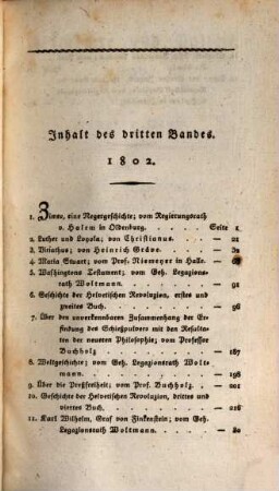 Geschichte und Politik : eine Zeitschrift. 1802,3, 1802,3