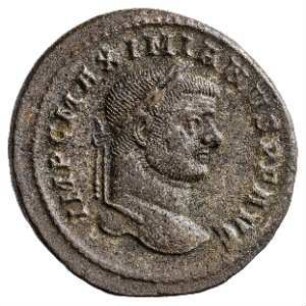 Münze, Follis, 295 - 296 n. Chr.