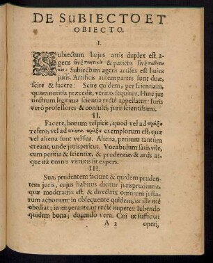 De Subiecto Et Obiecto.