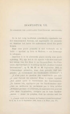 Hoofdstuk VII. De opleiding der aanstaande Oost-Indische ambtenaren