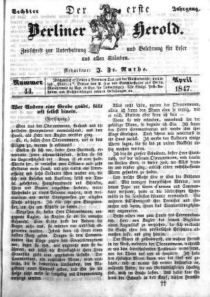 Nummer 44, April 1847