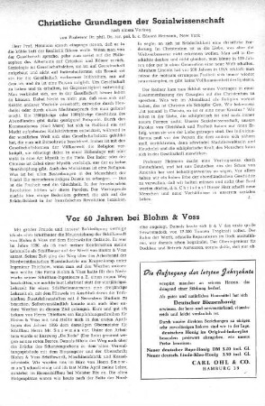 Vor 60 Jahren bei Blohm & Voss