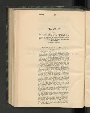 I. Thätigkeit in den einzelnen Schutzgebieten.