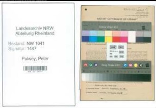 Entnazifizierung Peter Pulwey , geb. 20.10.1895 (Beamter)