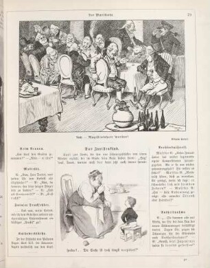 "Der Wartbote" "Das Juristenkind"