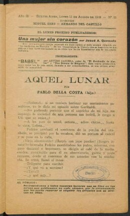 1919000391: Aquel lunar