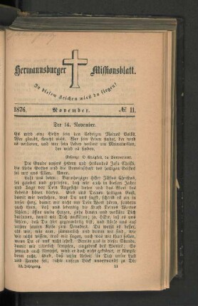 No. 11. November. 1876.