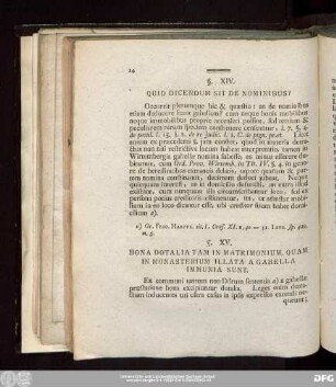 §. XV. Bona Dotalia In Matrimonium, Quam In Monasterium Illata A Gabella Immunia Sunt.