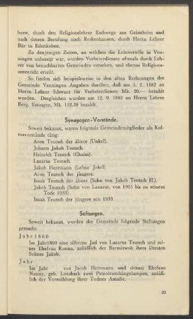 Synagogen-Vorstände