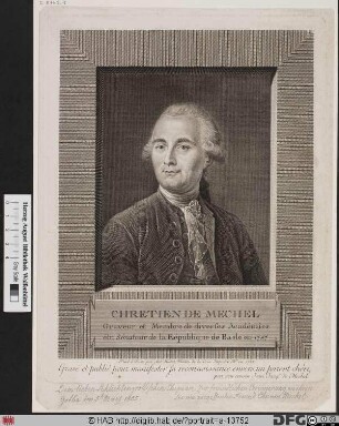 Bildnis Christian von Mechel