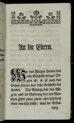 An die Eltern
