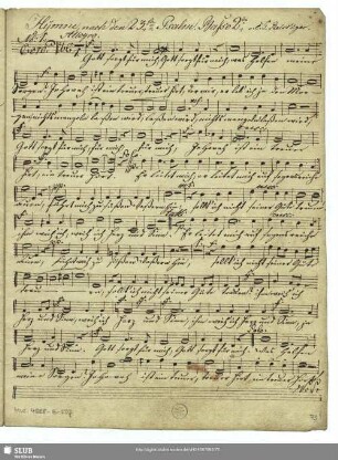 [Solo and coro:] Basso 2.do