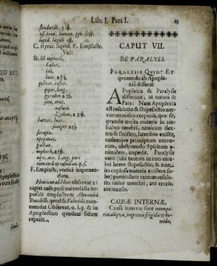 Caput VII. De Paralysi.
