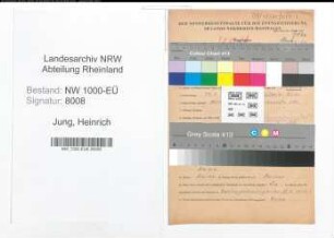 Entnazifizierung Heinrich Ter Jung, geb. 17.04.1888 (Installateur)