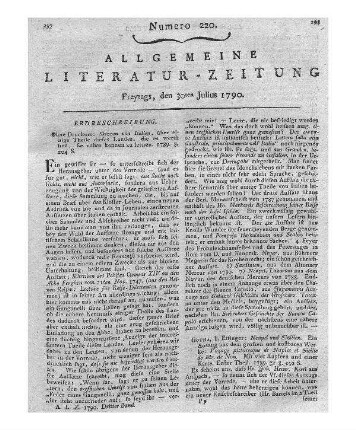 Ferber, J. J.: Mineralogische und metallurgische Bemerckungen in Neuchatel, Franche-Conté und Bourgogne. Im Jahre 1788 angestellet. Berlin: Mylius 1789
