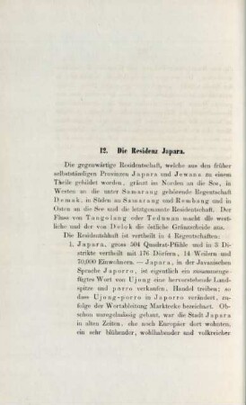 12. Die Residenz Japara