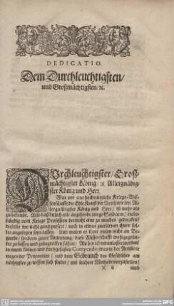 Dem Durchleuchtigsten/ und Großmächtigsten...