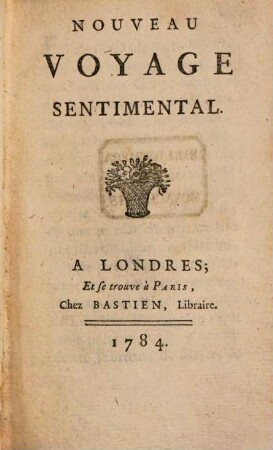 Nouveau voyage sentimentale