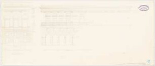 Neues Theater (Oper), Frankfurt/Main: System der Seitenfront des Theaters und der Magazinfassade 1:100