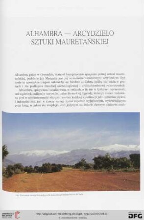 Alhambra - arcydzieło sztuki mauretańskiej