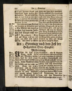 930-954, Am 3. Sonntage nach dem Fest der Hochgelobten ...