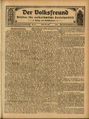 Ausgabe vom Sonntag, den 20. Juli 1913.