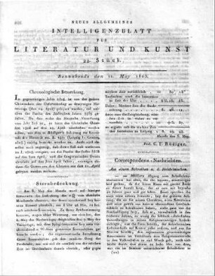 1805-05-11 : 22. Stück